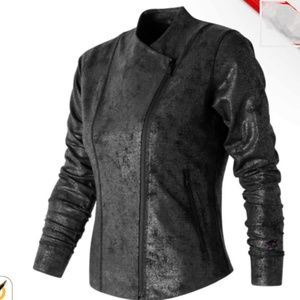 New Balance Studio bomber / moto jacket - large